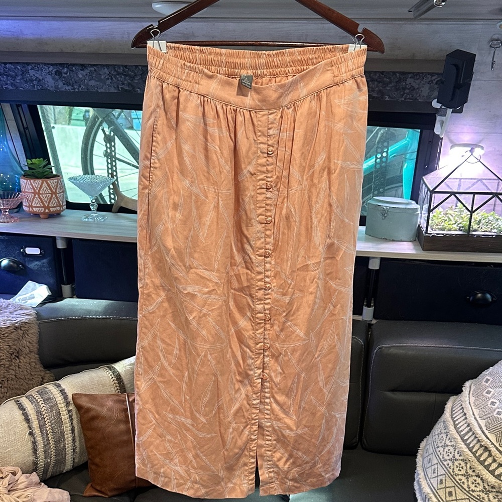 Prana Peach Midi Skirt